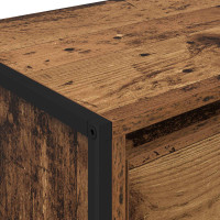 Produktbild för Sängbord 2 pcs Gammalt trä 39,5 x 30 x 50 cm Konstruerat trä