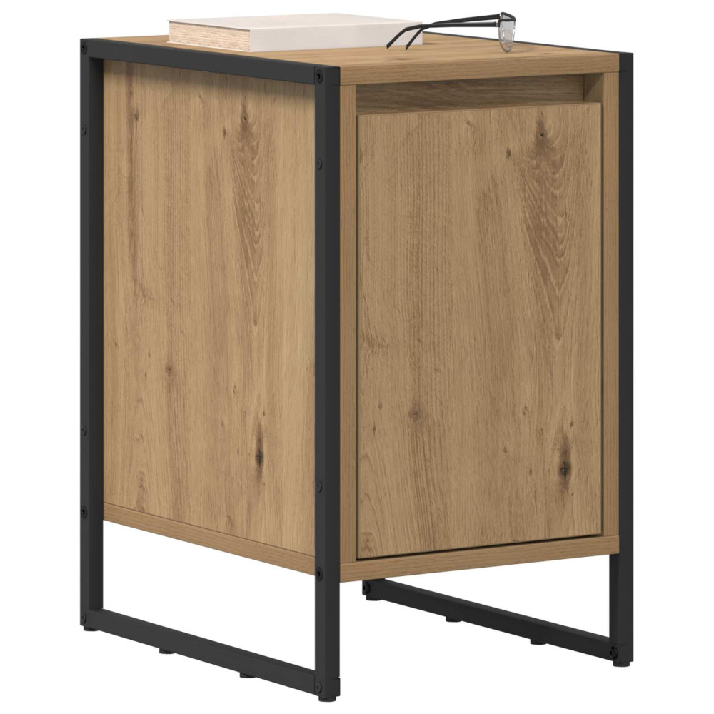 Produktbild för Sängbord Artisan Ek 39,5 x 30 x 50 cm Konstruerat trä