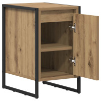 Produktbild för Sängbord Artisan Ek 39,5 x 30 x 50 cm Konstruerat trä