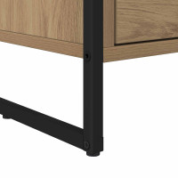 Produktbild för Sängbord 2 pcs Artisan Ek 39,5 x 30 x 50 cm Konstruerat trä