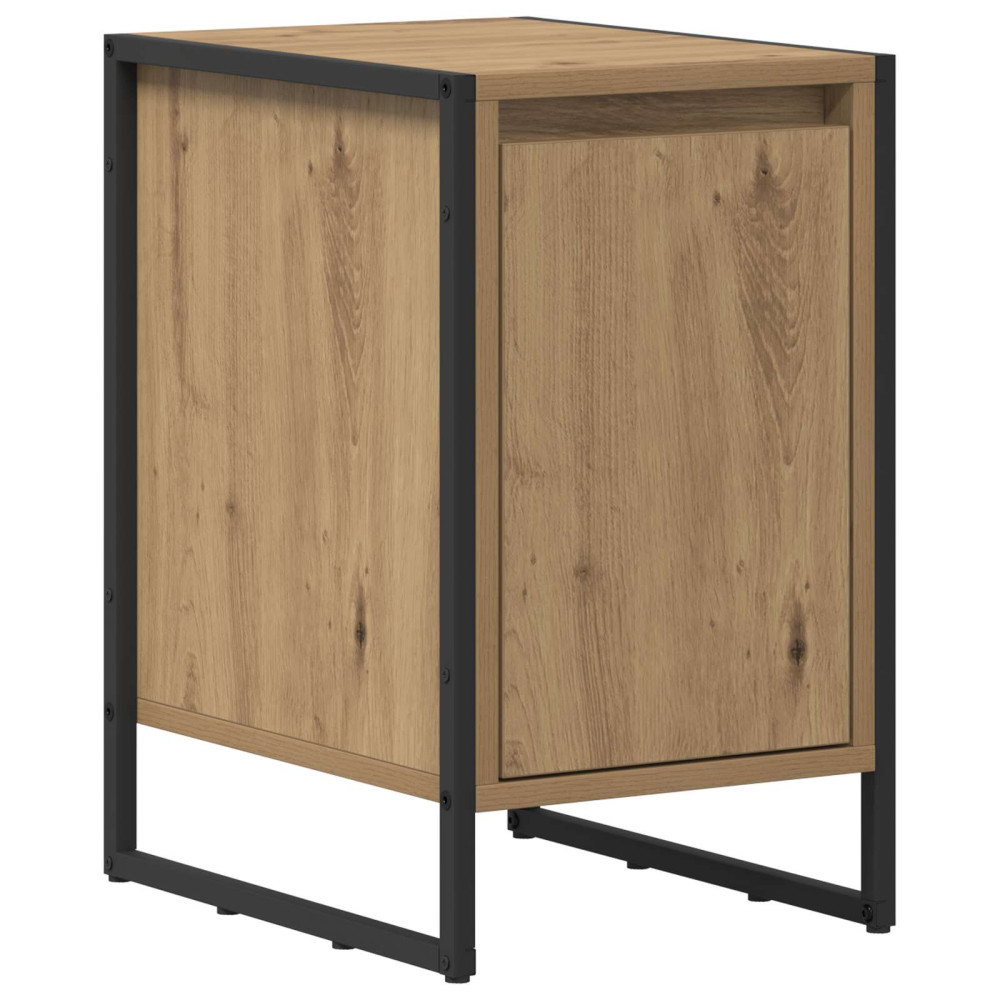 Produktbild för Sängbord 2 pcs Artisan Ek 39,5 x 30 x 50 cm Konstruerat trä