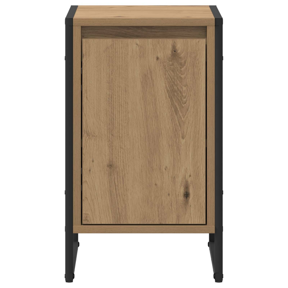Produktbild för Sängbord 2 pcs Artisan Ek 39,5 x 30 x 50 cm Konstruerat trä
