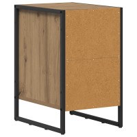 Produktbild för Sängbord 2 pcs Artisan Ek 39,5 x 30 x 50 cm Konstruerat trä
