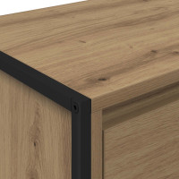 Produktbild för Sängbord 2 pcs Artisan Ek 39,5 x 30 x 50 cm Konstruerat trä