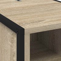 Produktbild för Sängbord 2 pcs Sonoma 39,5 x 30 x 50 cm Konstruerat trä