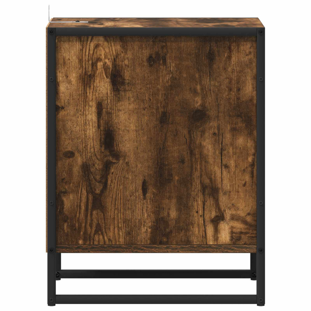 Produktbild för Sängbord med låda Rökek 39,5 x 30 x 50 cm Konstruerat trä