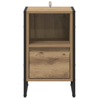 Produktbild för Sängbord med låda Artisan Ek 39,5 x 30 x 50 cm Konstruerat trä