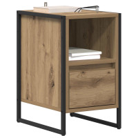 Produktbild för Sängbord 2 pcs Artisan Ek 39,5 x 30 x 50 cm Konstruerat trä