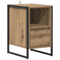 Produktbild för Sängbord 2 pcs Artisan Ek 39,5 x 30 x 50 cm Konstruerat trä