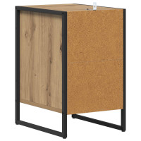 Produktbild för Sängbord 2 pcs Artisan Ek 39,5 x 30 x 50 cm Konstruerat trä