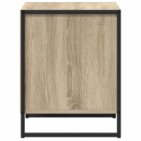 Produktbild för Sängbord med låda Sonoma 50 x 39,5 x 50 cm Konstruerat trä