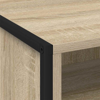 Produktbild för Sängbord med låda Sonoma 50 x 39,5 x 50 cm Konstruerat trä
