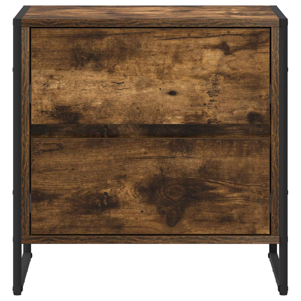 Produktbild för Sängbord med låda Rökek 50 x 39,5 x 50 cm Konstruerat trä
