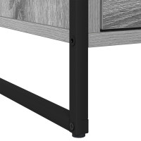 Produktbild för Sängbord 2 pcs Grå Sonoma 50 x 39,5 x 50 cm Konstruerat trä