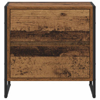 Produktbild för Sängbord 2 pcs Gammalt trä 50 x 39,5 x 50 cm Konstruerat trä