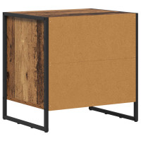 Produktbild för Sängbord 2 pcs Gammalt trä 50 x 39,5 x 50 cm Konstruerat trä