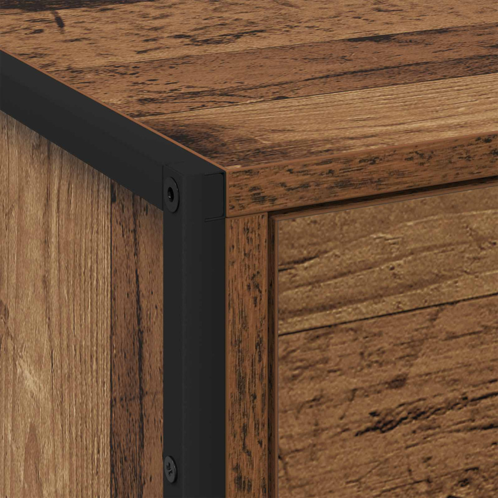 Produktbild för Sängbord 2 pcs Gammalt trä 50 x 39,5 x 50 cm Konstruerat trä