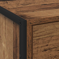 Produktbild för Sängbord 2 pcs Gammalt trä 50 x 39,5 x 50 cm Konstruerat trä