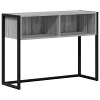 Produktbild för Sidobord Grå Sonoma 100 x 36 x 75 cm Konstruerat trä