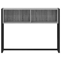 Produktbild för Sidobord Grå Sonoma 100 x 36 x 75 cm Konstruerat trä