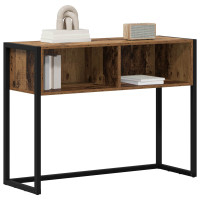 Produktbild för Sidobord Gammalt trä 100 x 36 x 75 cm Konstruerat trä