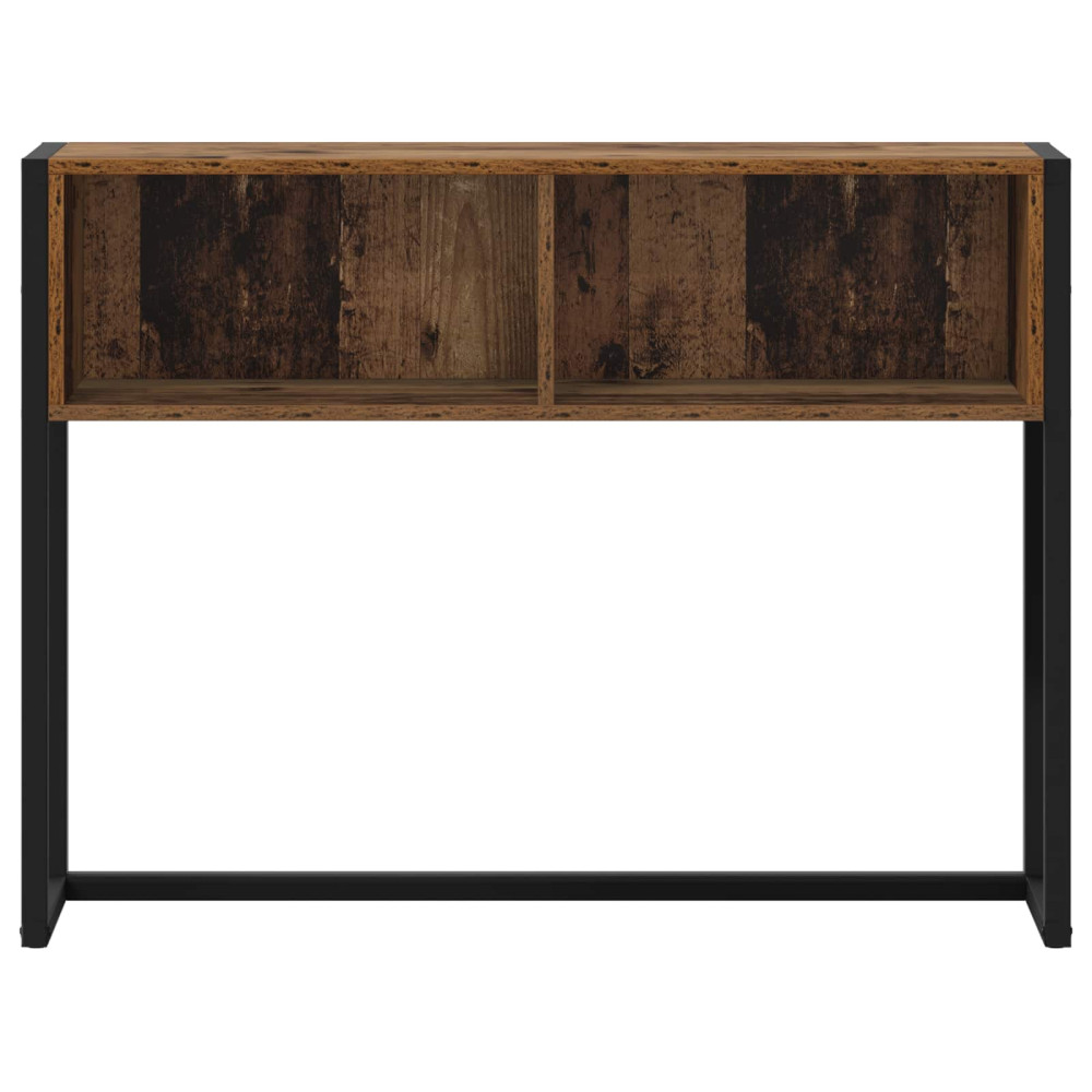 Produktbild för Sidobord Gammalt trä 100 x 36 x 75 cm Konstruerat trä