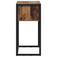 Produktbild för Sidobord Gammalt trä 100 x 36 x 75 cm Konstruerat trä