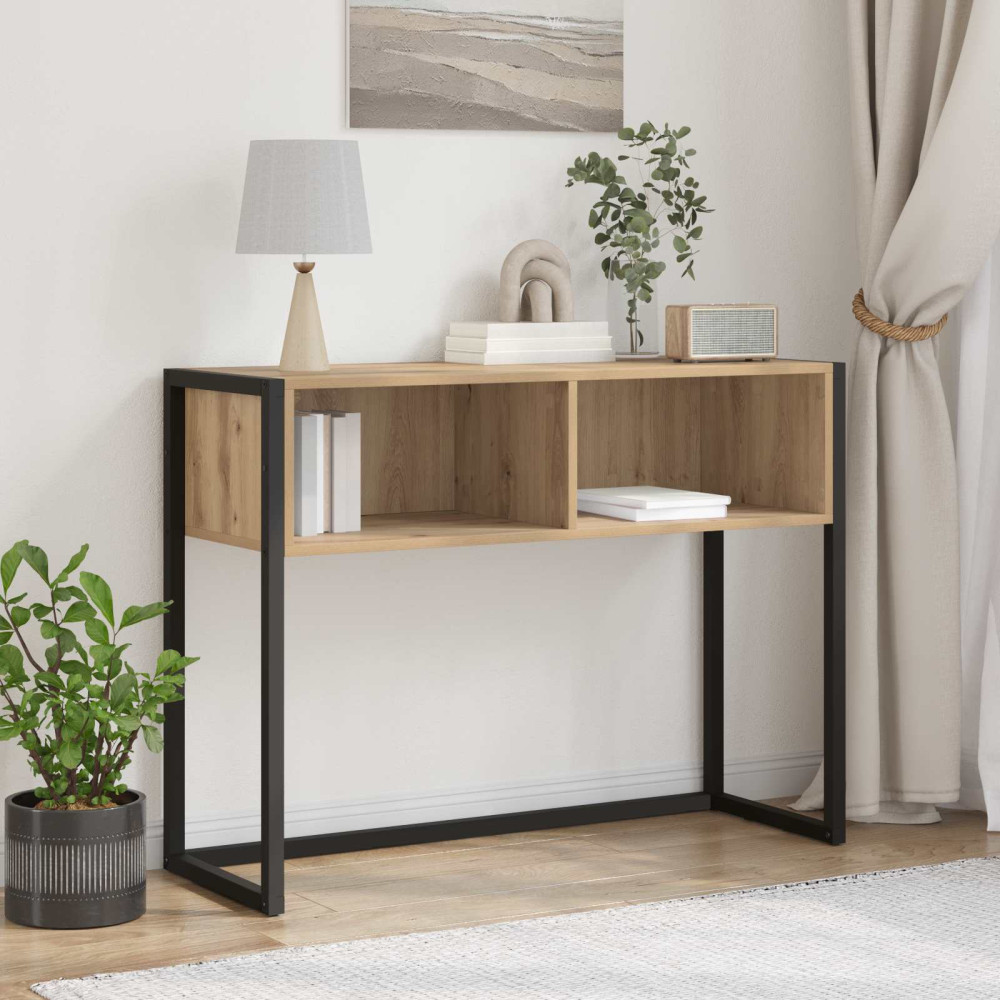 Produktbild för Sidobord Artisan Ek 100 x 36 x 75 cm Konstruerat trä