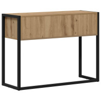 Produktbild för Sidobord Artisan Ek 100 x 36 x 75 cm Konstruerat trä