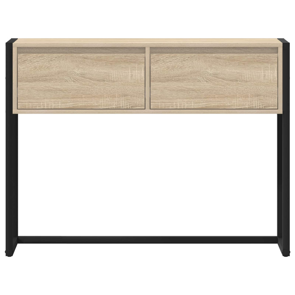 Produktbild för Sidobord med låda Sonoma 100 x 36 x 75 cm Konstruerat trä