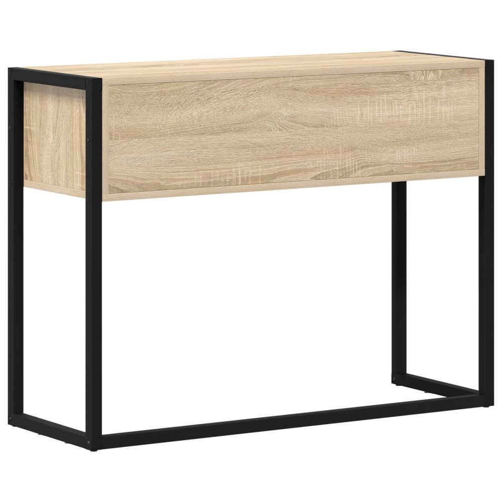 Produktbild för Sidobord med låda Sonoma 100 x 36 x 75 cm Konstruerat trä
