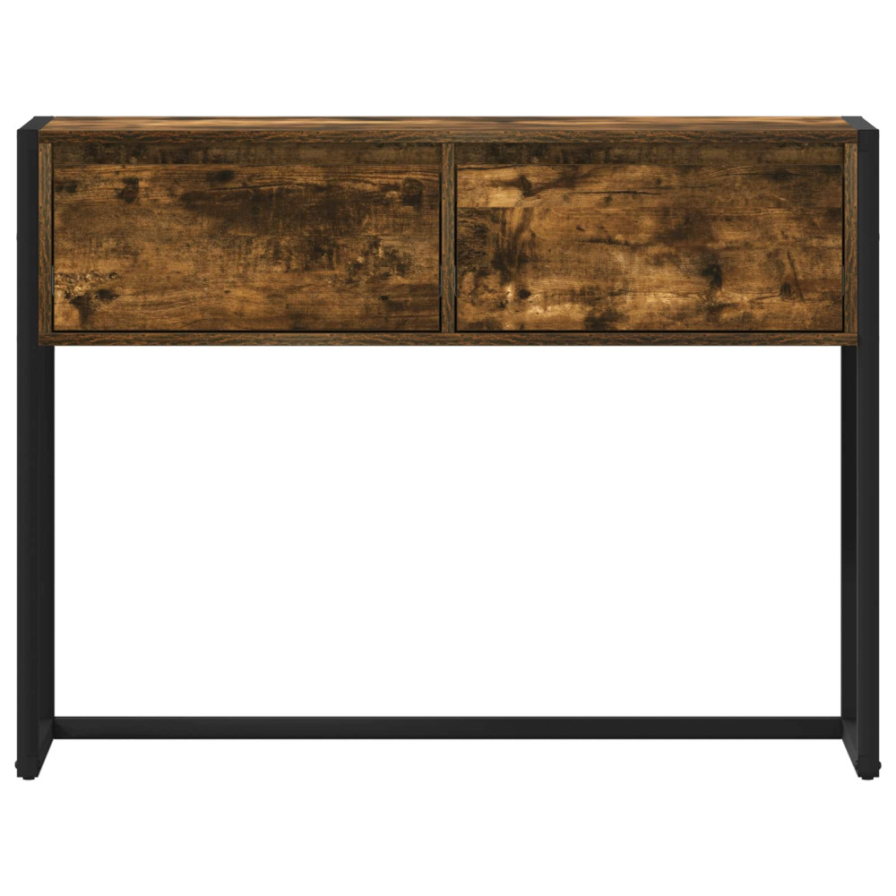 Produktbild för Sidobord med låda Rökek 100 x 36 x 75 cm Konstruerat trä