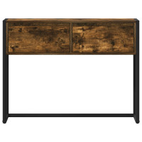 Produktbild för Sidobord med låda Rökek 100 x 36 x 75 cm Konstruerat trä