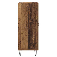 Produktbild för Sideboard Gammalt trä 69,5 x 34 x 90 cm Konstruerat trä