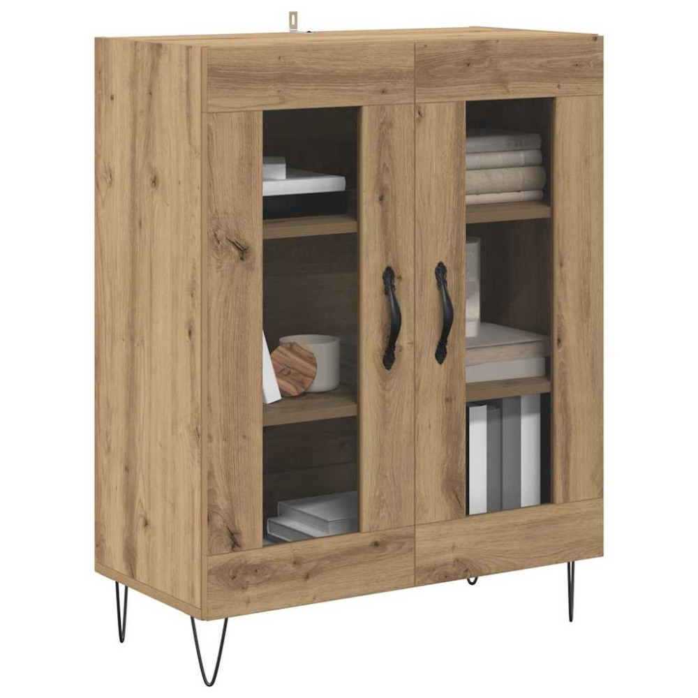 Produktbild för Sideboard Artisan Ek 69,5 x 34 x 90 cm Konstruerat trä