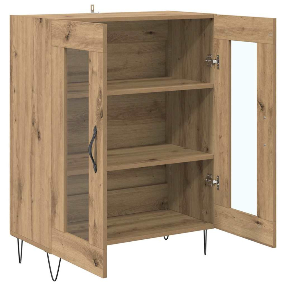 Produktbild för Sideboard Artisan Ek 69,5 x 34 x 90 cm Konstruerat trä