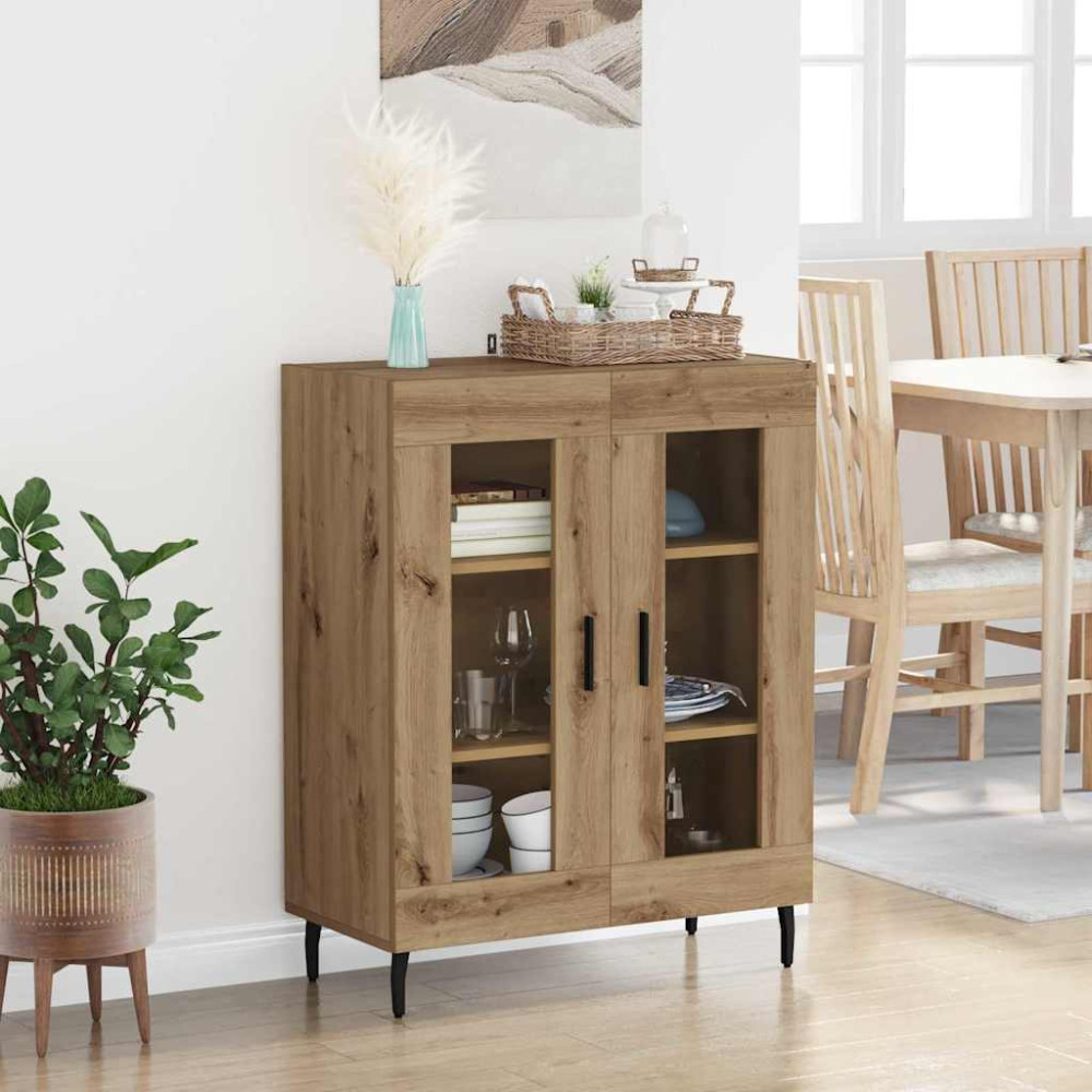 Produktbild för Sideboard Artisan Ek 69,5 x 34 x 90 cm Konstruerat trä