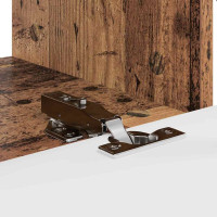 Produktbild för TV Vägghylla Väggmonterad 2 pcs Gammalt trä 60 x 31 x 29,5 cm