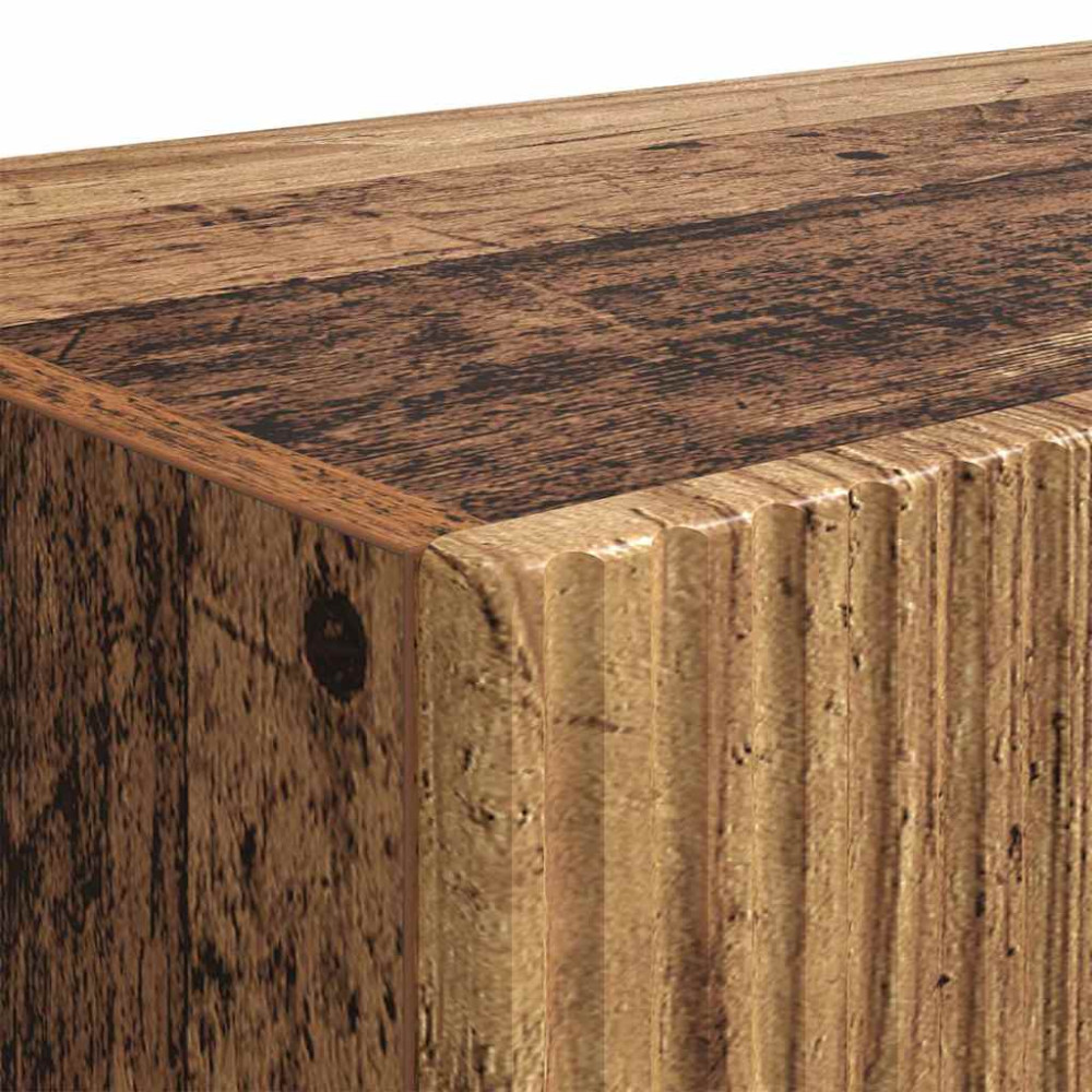 Produktbild för TV Vägghylla Väggmonterad 2 pcs Gammalt trä 60 x 31 x 29,5 cm