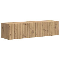 Produktbild för TV Vägghylla 2 pcs Artisan Ek Konstruerat trä