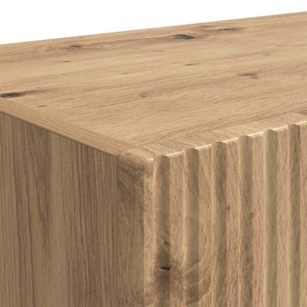 Produktbild för TV Vägghylla 2 pcs Artisan Ek Konstruerat trä
