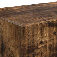 Produktbild för TV Vägghylla 2 pcs Rökt ek 78,5 x 31 x 29,5 cm Konstruerat trä
