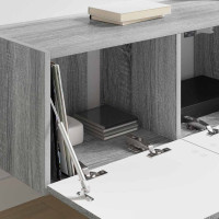 Produktbild för TV Vägghylla Väggmonterad 2 pcs Grå Sonoma 78,5 x 31 x 29,5 cm