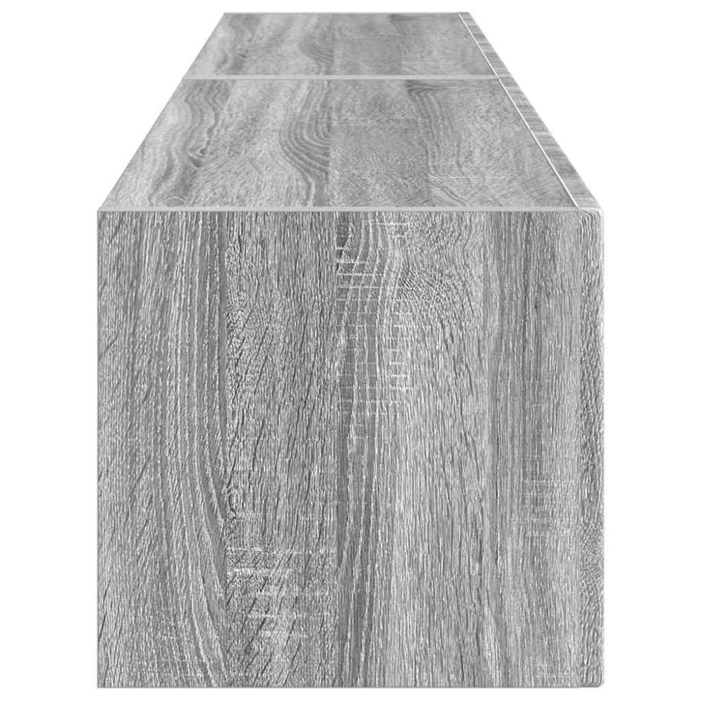 Produktbild för TV Vägghylla Väggmonterad 2 pcs Grå Sonoma 78,5 x 31 x 29,5 cm
