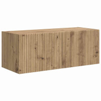 Produktbild för TV Vägghylla 2 pcs Artisan Ek Konstruerat trä