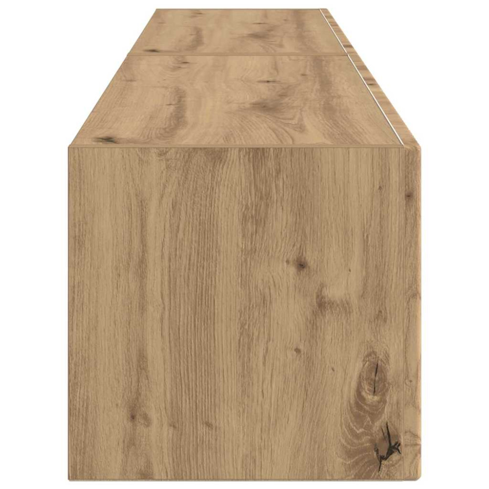 Produktbild för TV Vägghylla 2 pcs Artisan Ek Konstruerat trä