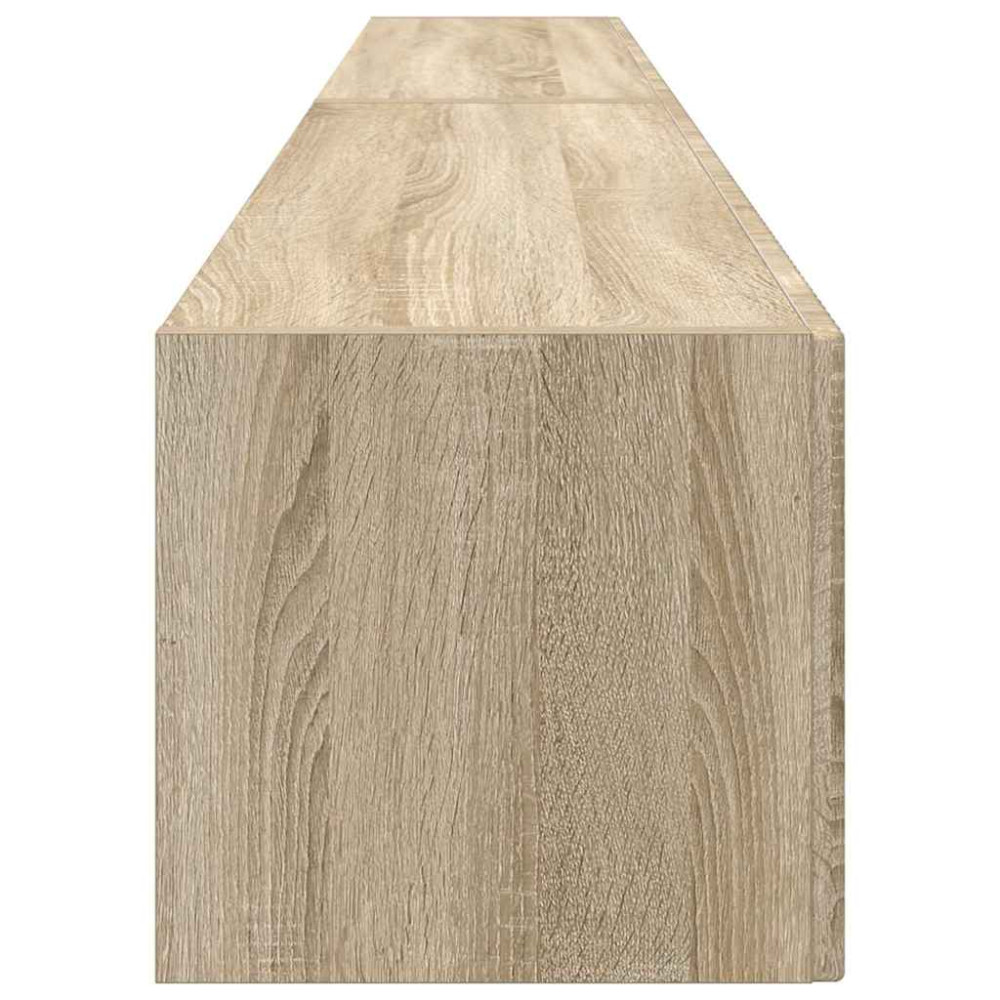 Produktbild för TV Vägghylla 2 pcs Sonoma 98 x 31 x 29,5 cm Konstruerat trä