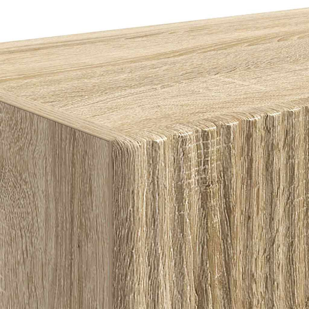 Produktbild för TV Vägghylla 2 pcs Sonoma 98 x 31 x 29,5 cm Konstruerat trä