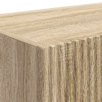 Produktbild för TV Vägghylla 2 pcs Sonoma 98 x 31 x 29,5 cm Konstruerat trä