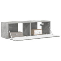 Produktbild för TV Vägghylla Betong 98 x 31 x 29,5 cm Konstruerat trä